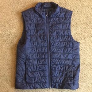 Boys size Small/8 Lands End navy blue vest